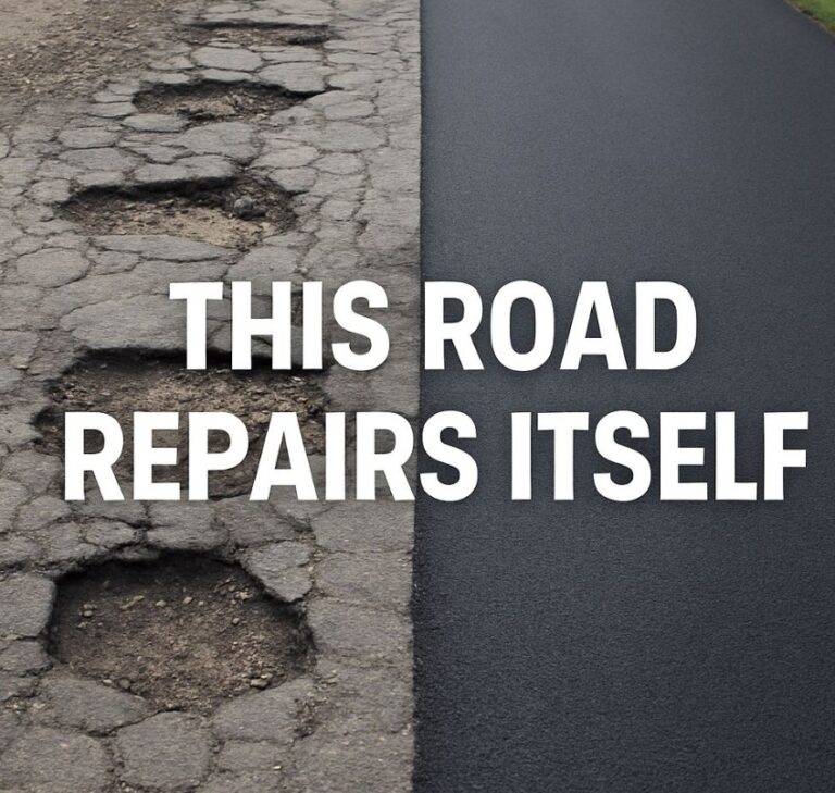 a road with potholes